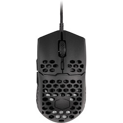 Cooler Master MasterMouse MM710 Mouse - USB - Pixart 3389 - 6 Button(s) - Glossy Black