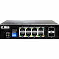 D-Link DIS-F100G DIS-F100G-10PS-E 8 Ports Ethernet Switch - Gigabit Ethernet - 10/100/1000Base-T, 1000Base-X