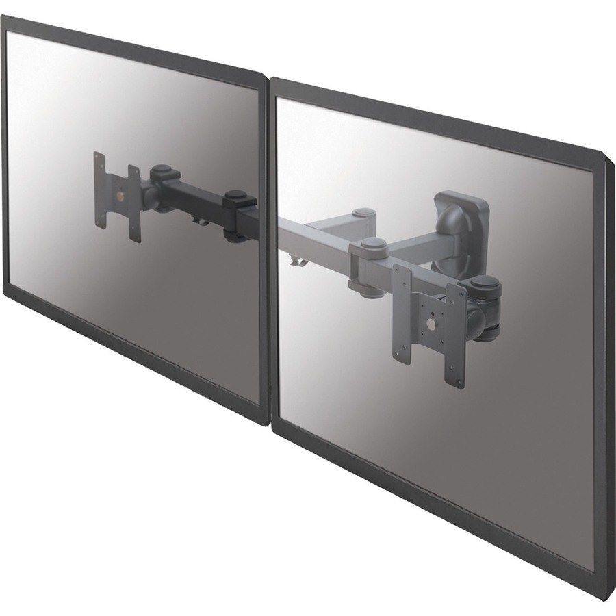 Newstar TV/Monitor Wall Mount (Full Motion) for TWO 10"-27" Screens - Black