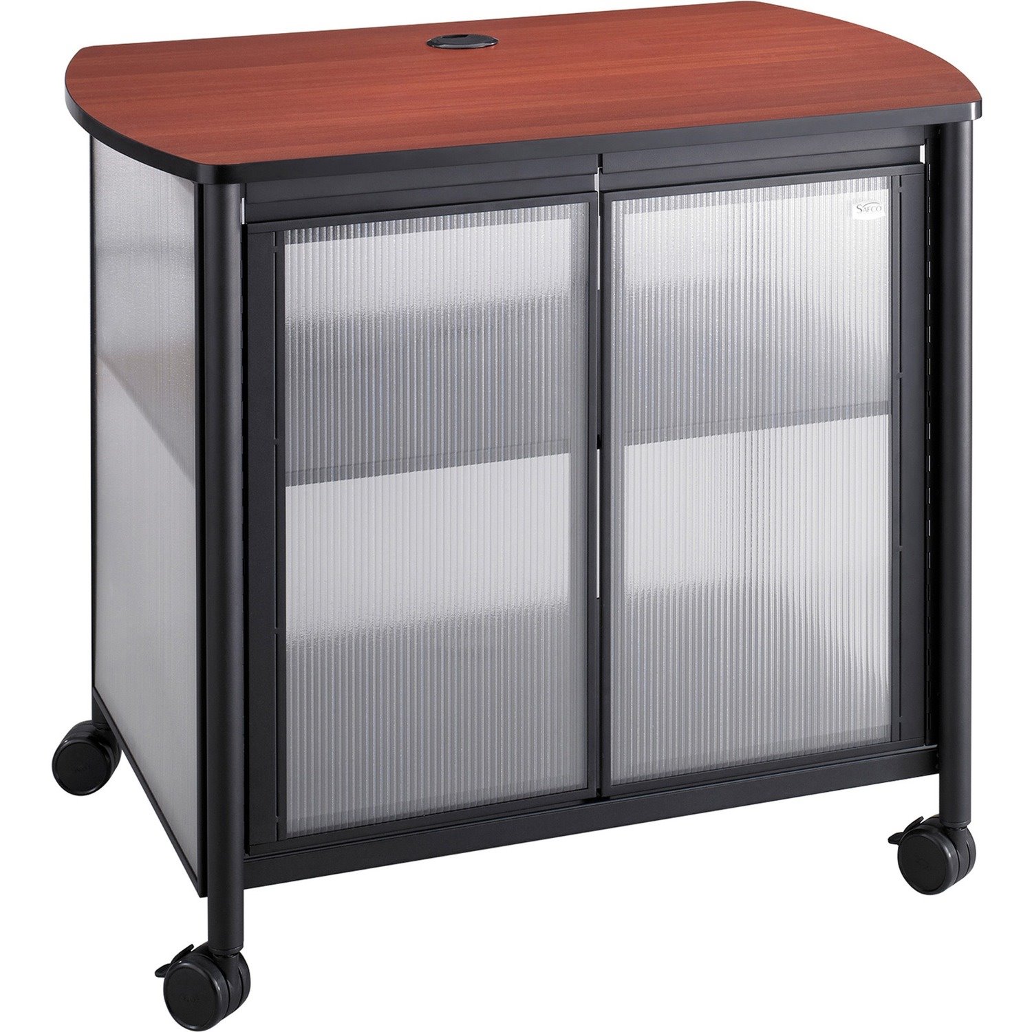 Safco Impromptu Black Deluxe Stand with Doors