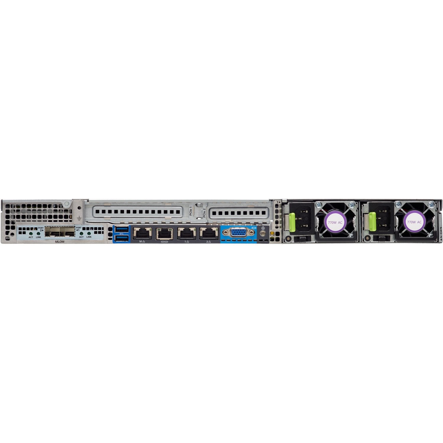 Cisco HyperFlex HX220c M4 1U Rack Server - 2 x Intel Xeon E5-2609 v4 1.70 GHz - 128 GB RAM - 12Gb/s SAS Controller