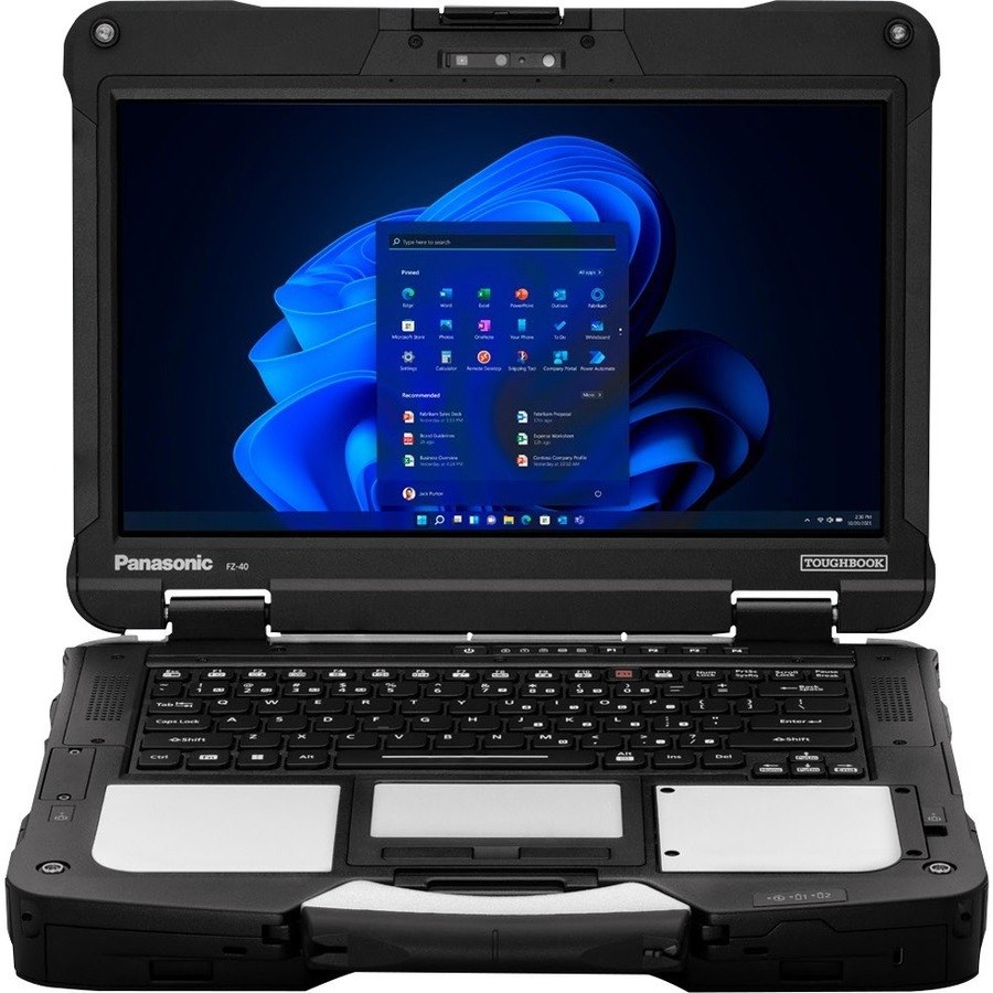 Panasonic TOUGHBOOK FZ-40 FZ-40BPAAYBE 35.6 cm (14") Touchscreen Rugged Notebook - Full HD - Intel Core i5 11th Gen i5-1145G7 - vPro Technology - 16 GB - 512 GB SSD - Black, Silver