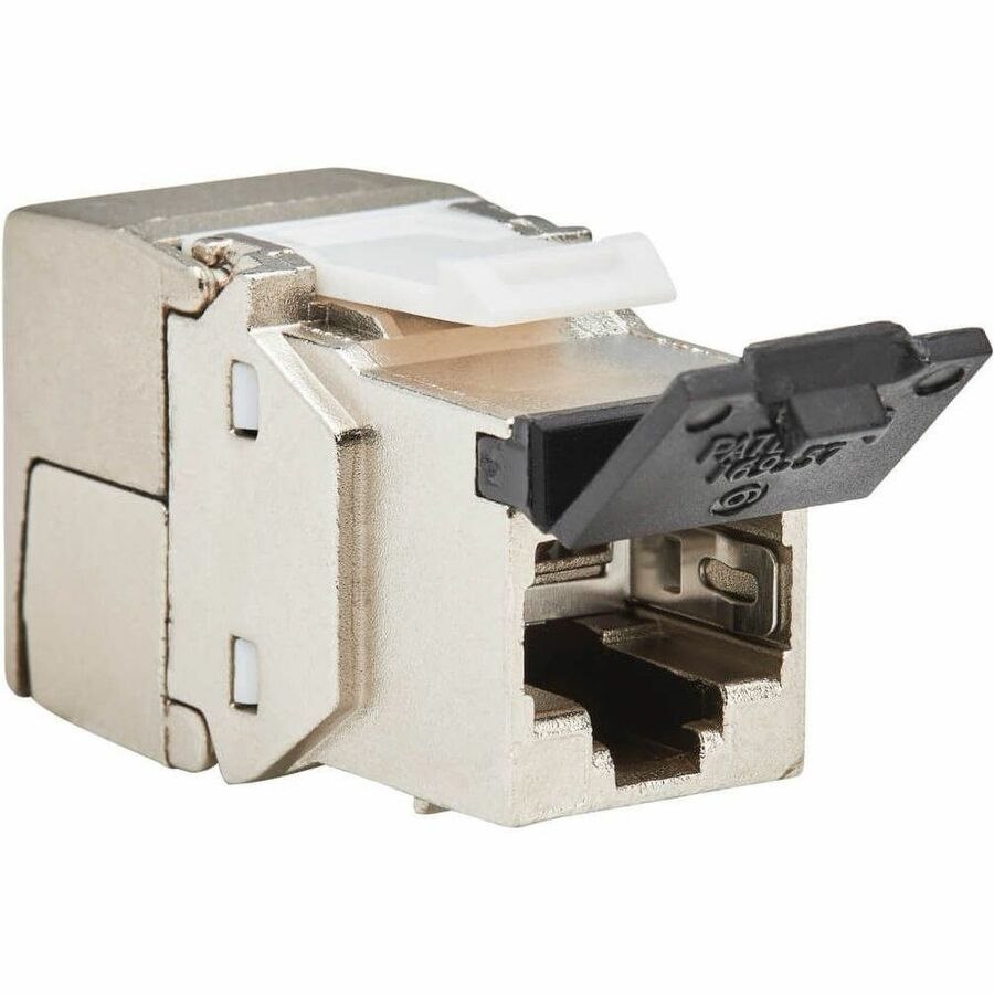 Eaton Tripp Lite Series Cat8 STP Shielded Tool-Free Keystone Jack, 568A/568B, TAA