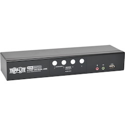 Tripp Lite by Eaton 4-Port DVI Dual-Link / USB KVM Switch with Audio and Cables