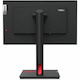 Lenovo ThinkVision T23i-30 23" Class Full HD LED Monitor - 16:9 - Raven Black