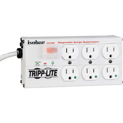 Tripp Lite Isobar Hospital-Grade 6-Outlet Surge Protector 15 ft. (4.57 m) Cord 3330 Joules LEDs UL 1363 Not For Patient-Care Vicinities