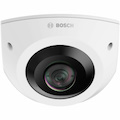 Bosch FLEXIDOME corner NCE-7703-FK-GOV 6 Megapixel Outdoor Network Camera - Color, Monochrome - Dome - Signal White - TAA Compliant