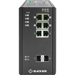 Black Box Industrial Managed Gigabit POE Ethernet Switch