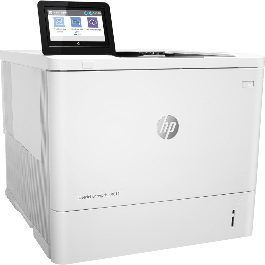 HP LaserJet Enterprise M611dn Desktop Laser Printer - Monochrome