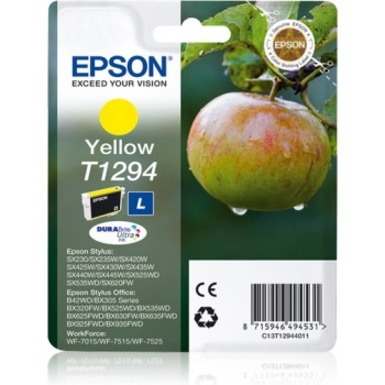 Epson DURABrite Ultra T1294 Inkjet Ink Cartridge - Yellow - 1 Pack