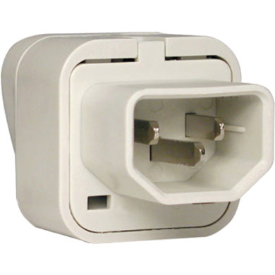 Tripp Lite by Eaton Universal Power Plug Adapter for IEC-320-C13 Outlets