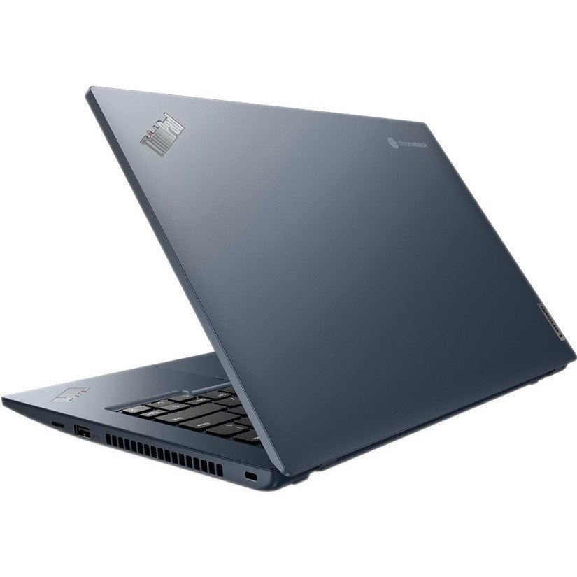 Lenovo ThinkPad C14 Gen 1 21C9000JUS 14" Chromebook - Full HD - 1920 x 1080 - Intel Core i5 12th Gen i5-1245U Deca-core (10 Core) - 8 GB Total RAM - 8 GB On-board Memory - 256 GB SSD - Abyss Blue