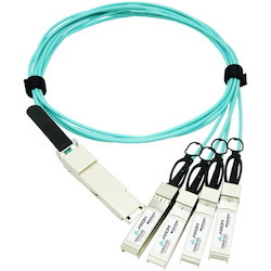 Axiom 100GBASE-AOC QSFP28 to 4 SFP28 Active Optical Cable Cisco Compatible 7m