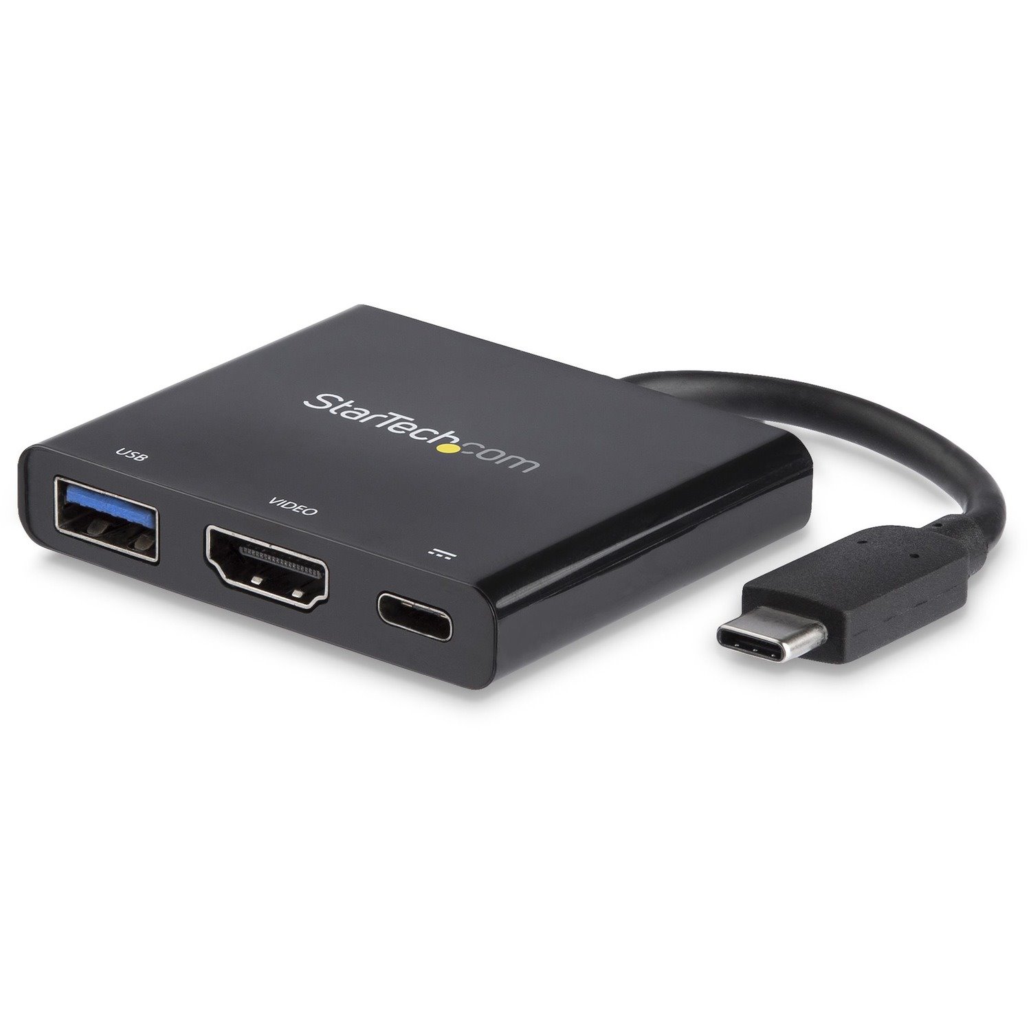 StarTech.com USB-C to 4K HDMI Multifunction Adapter with Power Delivery and USB-A Port