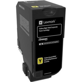 Lexmark Unison Original High Yield Laser Toner Cartridge - Yellow - 1 / Pack