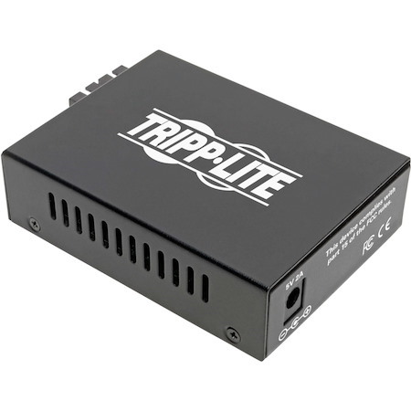 Eaton Tripp Lite Series Gigabit Singlemode Fiber to Ethernet Media Converter, SC, 1310 nm, 20 km (12.4 mi.)