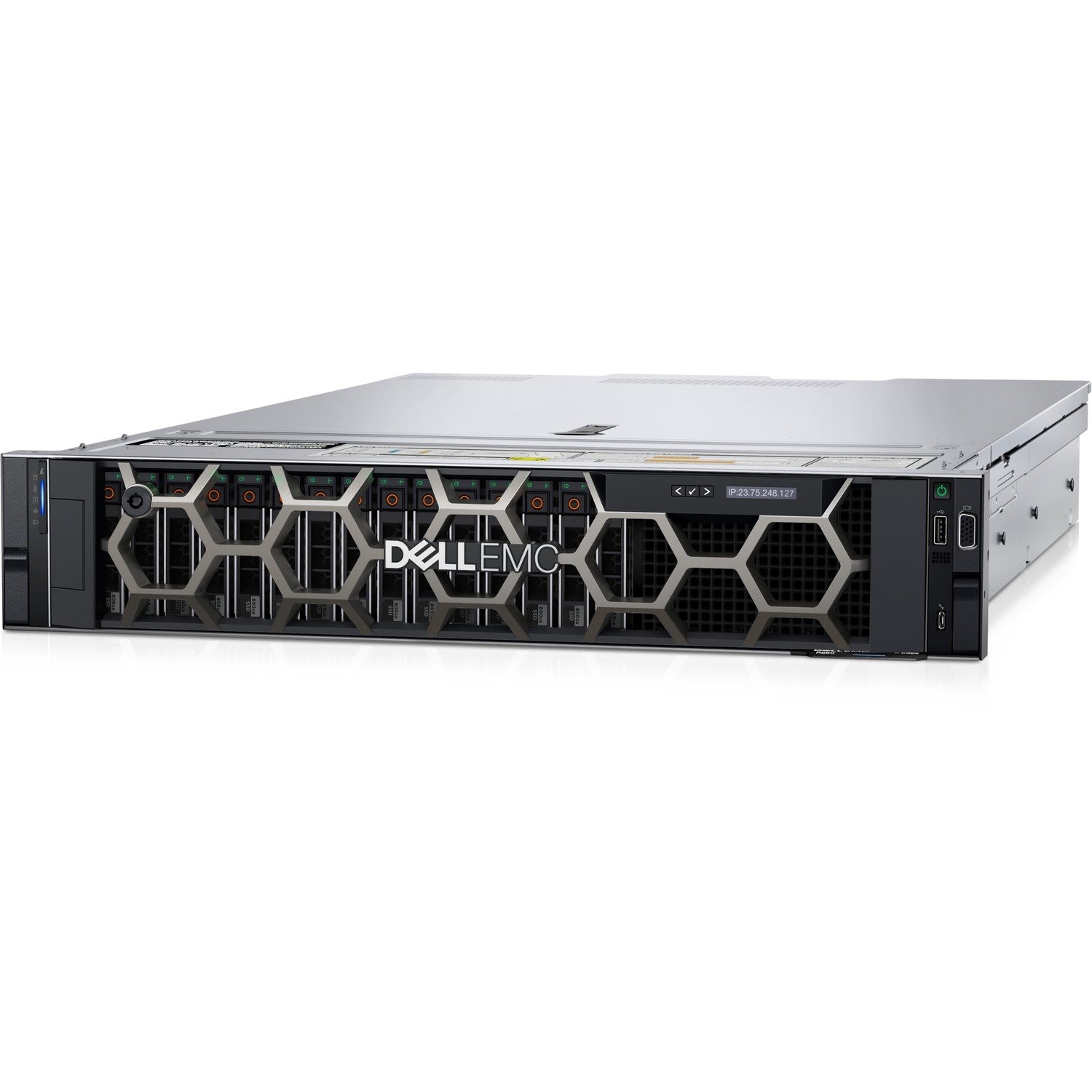 Dell EMC PowerEdge R550 2U Rack Server - 1 x Intel Xeon Silver 4309Y 2.80 GHz - 16 GB RAM - 12Gb/s SAS Controller