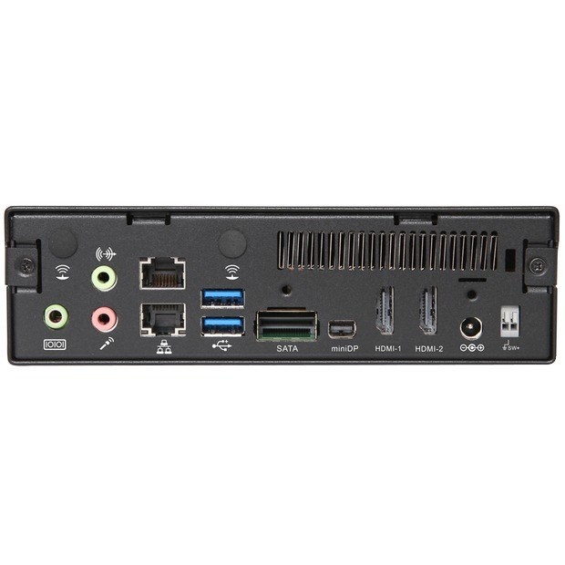 AOpen Digital Engine DE7400 Desktop Computer - Intel Core i3 - 8 GB - 64 GB SSD - Mini PC - Black