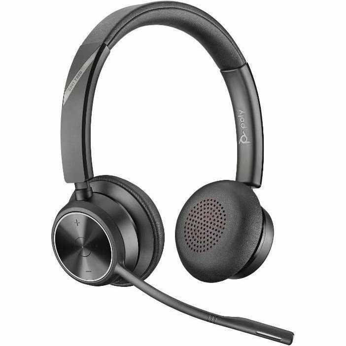 Poly Savi 7300 Office 7320 Wireless Over-the-head, On-ear Stereo Headset - Black