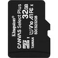 Kingston Canvas Select Plus SDCS2 32 GB Class 10/UHS-I (U1) microSDHC - 1 Pack
