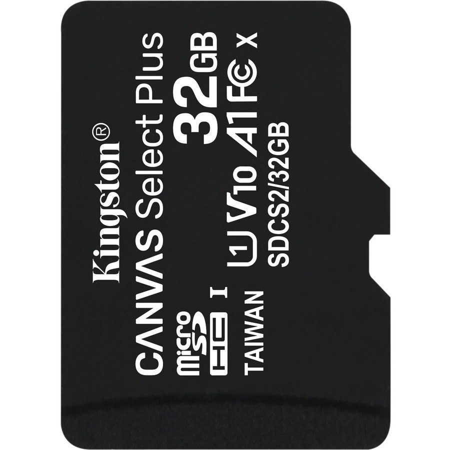 Kingston Canvas Select Plus 32 GB Class 10/UHS-I (U1) microSDHC - 1 Pack