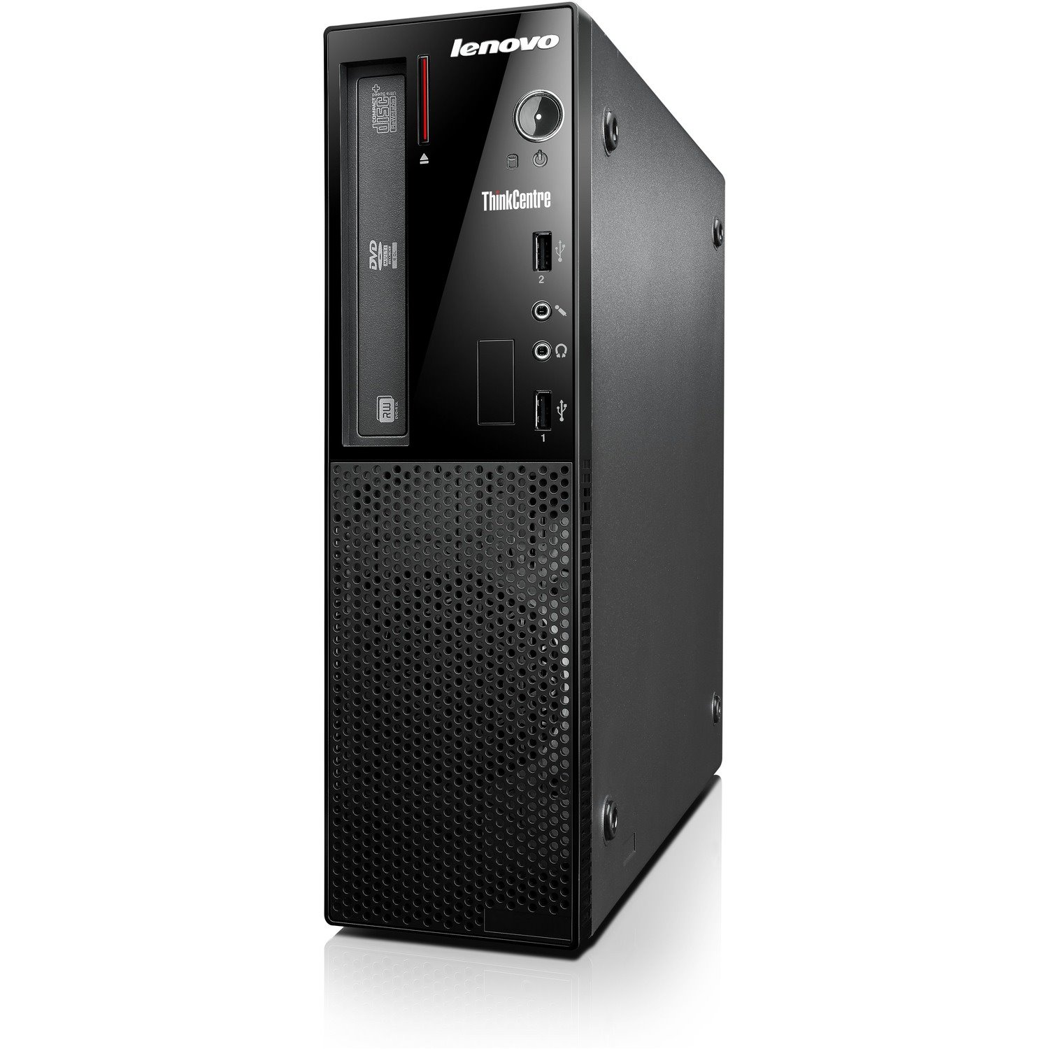 Lenovo ThinkCentre E73 10AU00ESUS Desktop Computer - Intel Core i3 i3-4150 - 4 GB - 500 GB HDD - Small Form Factor - Glossy Black