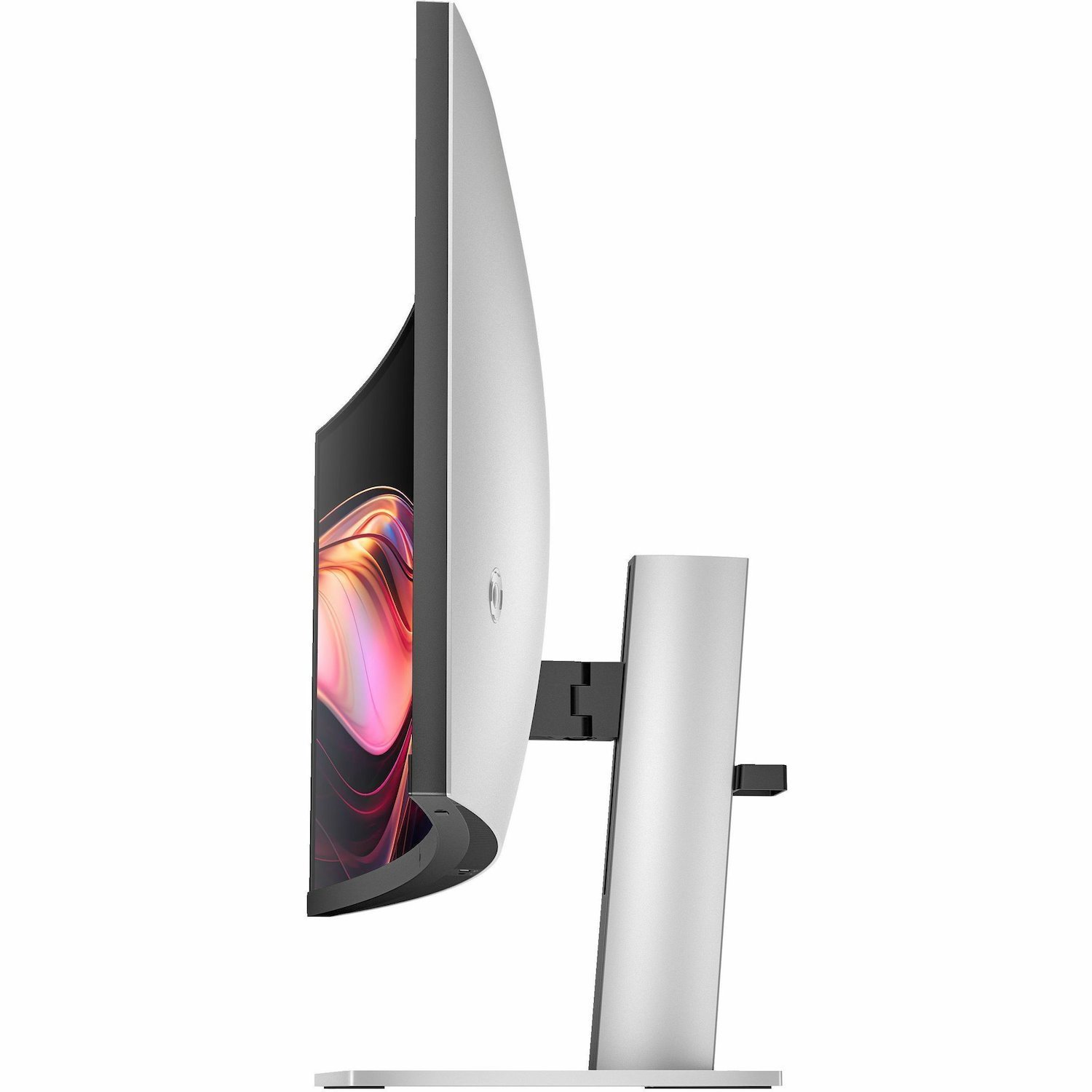 HP 734pm 34" Class Webcam WQHD Curved Screen LED Monitor - 21:9 - Silver, Black