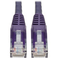 Eaton Tripp Lite Series Cat6 Gigabit Snagless Molded (UTP) Ethernet Cable (RJ45 M/M), PoE, Purple, 20 ft. (6.09 m)