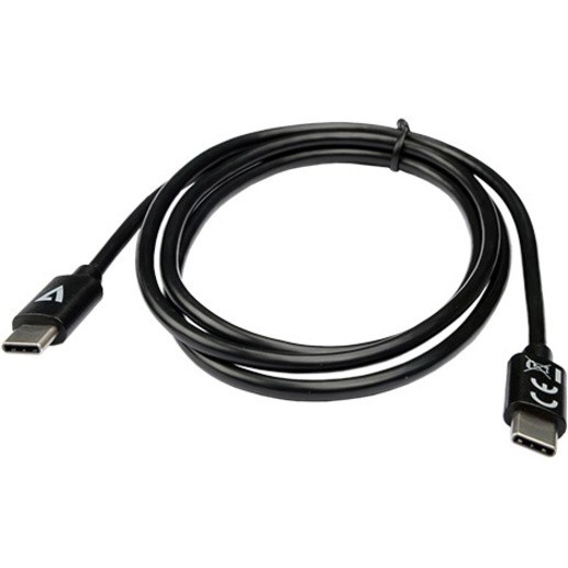 V7 V7USB2C-1M 1 m USB-C Data Transfer Cable for Peripheral Device, Digital Camera, Scanner, Printer, Network Adapter, Flash Drive