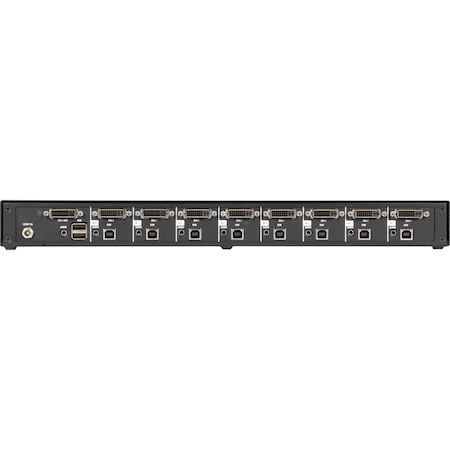 Black Box NIAP 3.0 Secure 8-Port Single-Head DVI-I KVM Switch