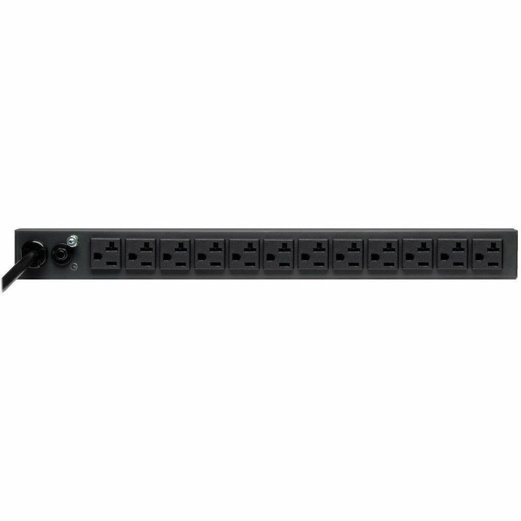 Eaton Tripp Lite Series 2.4kW 120V Single-Phase Basic PDU - 13 NEMA 5-15/20R Outlets, 5-20P Input, 6 ft. (1.83 m) Cord, 1U Rack-Mount