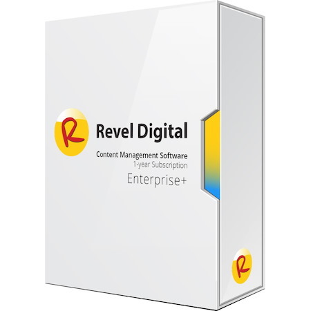ViewSonic Revel Digital CMS Enterprise+ - Subscription Plan License Key - 1 Device - 1 Year