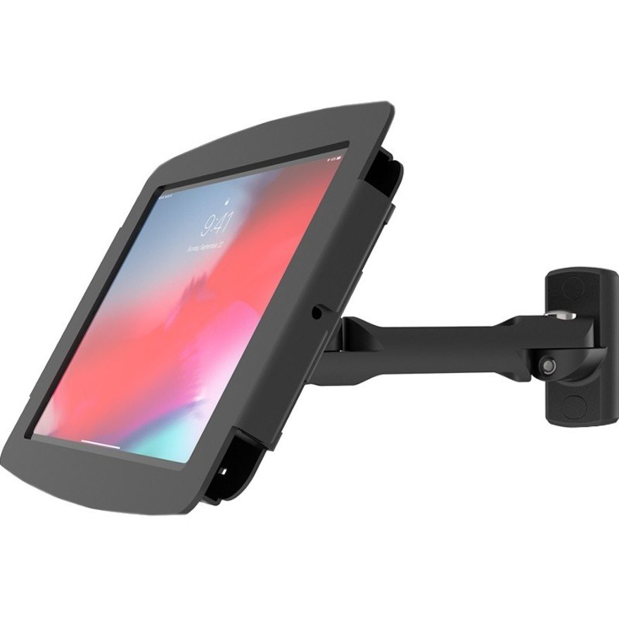 Compulocks iPad Pro 12.9" (3-6th Gen) Space Enclosure Swing Wall Mount Black