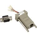 Black Box Modular Adapter Kit - DB9 Male to RJ45 Female, 8-Wire