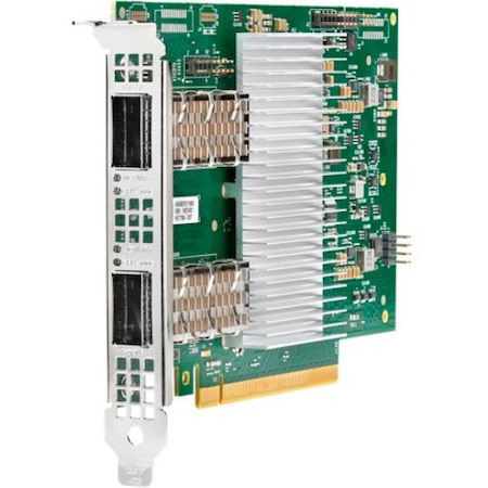HPE E810-2CQDA2 100Gigabit Ethernet Card - 100GBase-X - QSFP28 - Plug-in Card