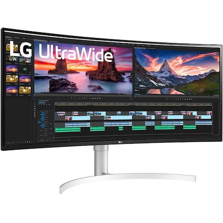 LG Ultrawide 38WN95CP-W 38" Class UW-QHD+ Curved Screen LCD Monitor - 21:9