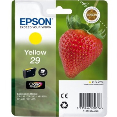 Epson Claria 29 Original Inkjet Ink Cartridge - Yellow - 1 Pack