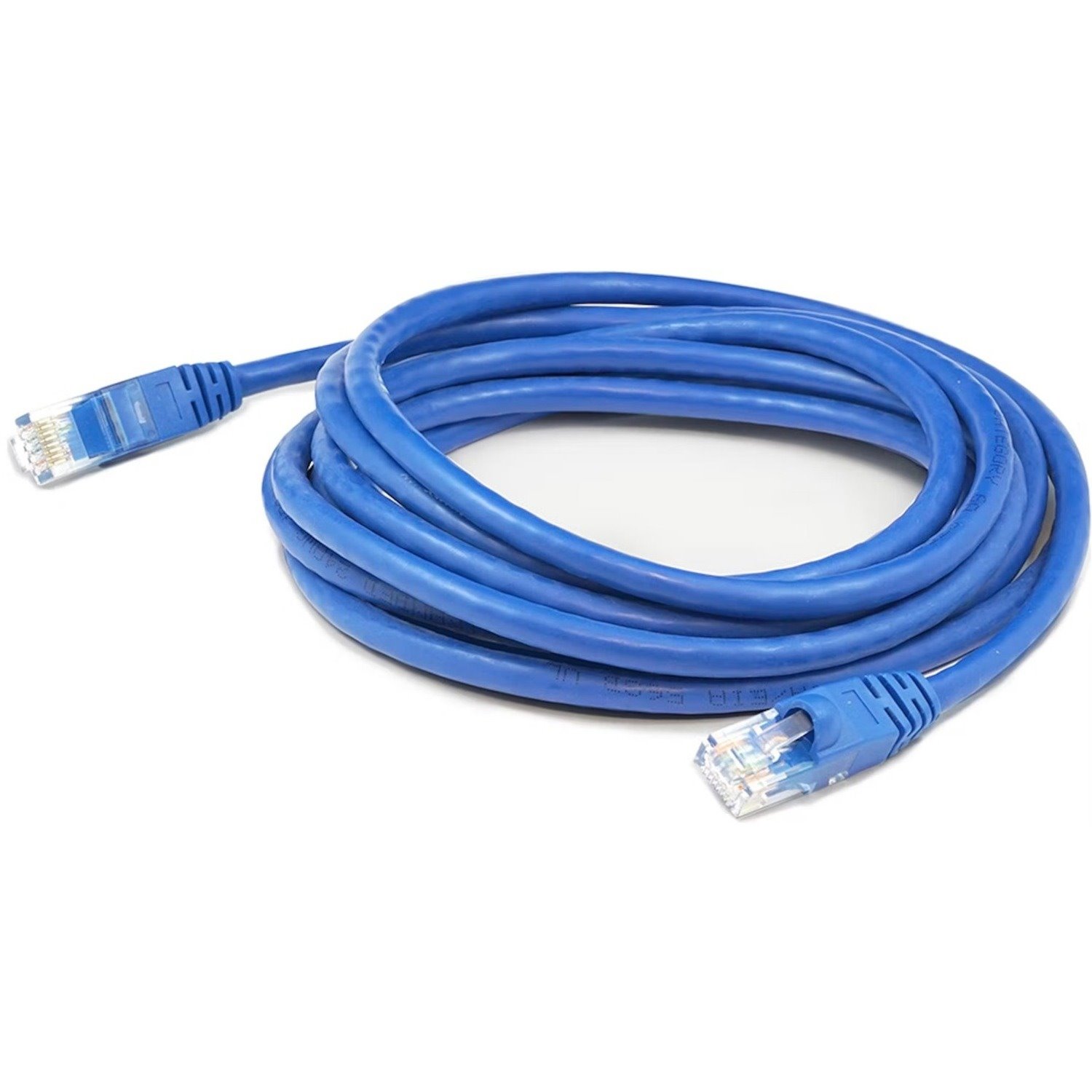 AddOn 10ft Blue CAT 6 PVC Ethernet Cable Snagless Bubble Boot RJ-45 M/M