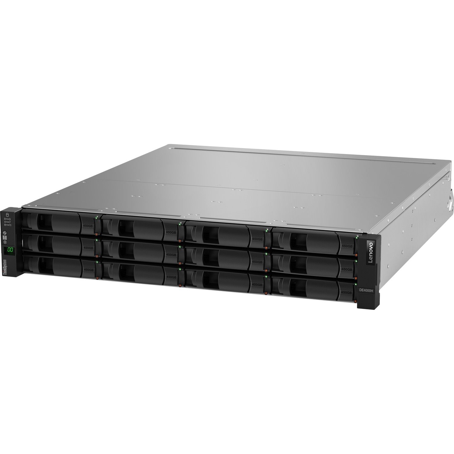 Lenovo ThinkSystem DE4000H 24 x Total Bays SAN Storage System - 2U Rack-mountable