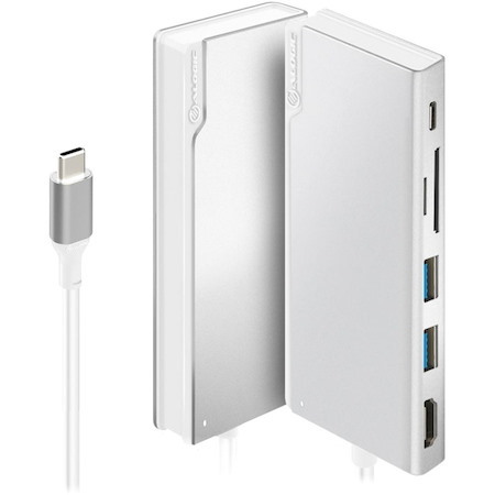 Alogic USB-C Dock UNI with Power Delivery - Ultra Series - Silver
