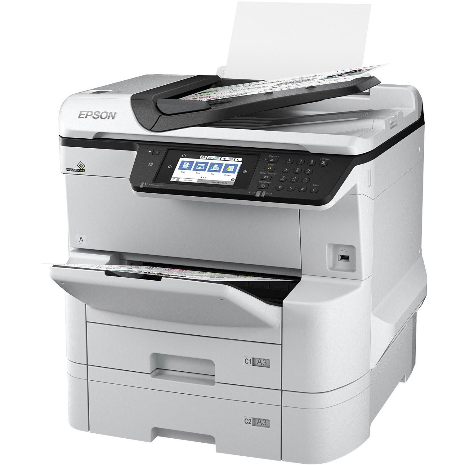 Epson WorkForce Pro WF-C8690DTWF Wireless Inkjet Multifunction Printer - Colour