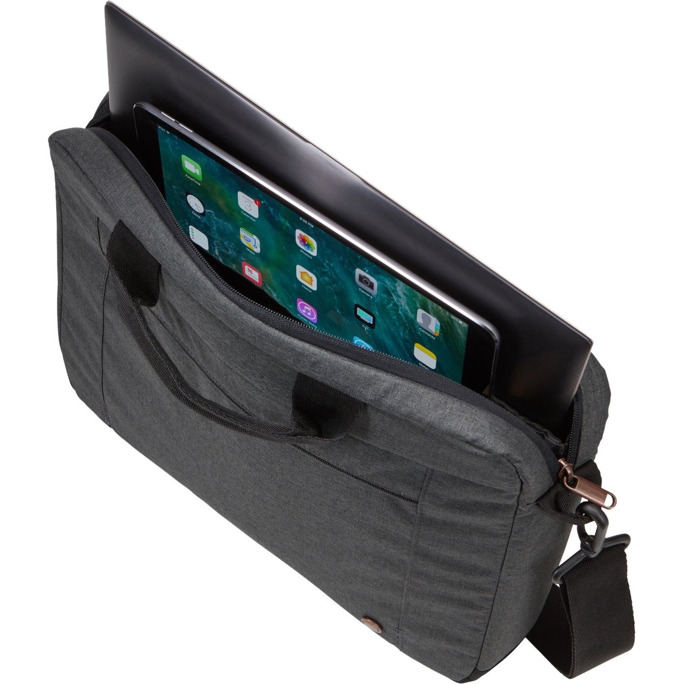 Case Logic Era ERAA-114-OBSIDIAN Carrying Case (Attach&eacute;) for 35.8 cm (14.1") Notebook - Obsidian