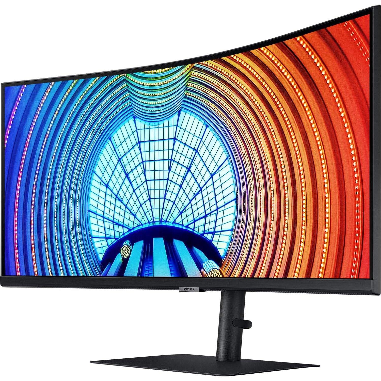 Samsung ViewFinity S6 S34A650UBE 34" UW-QHD Curved Screen LCD Monitor - 21:9 - Black - ** Built in Laptop Dock **