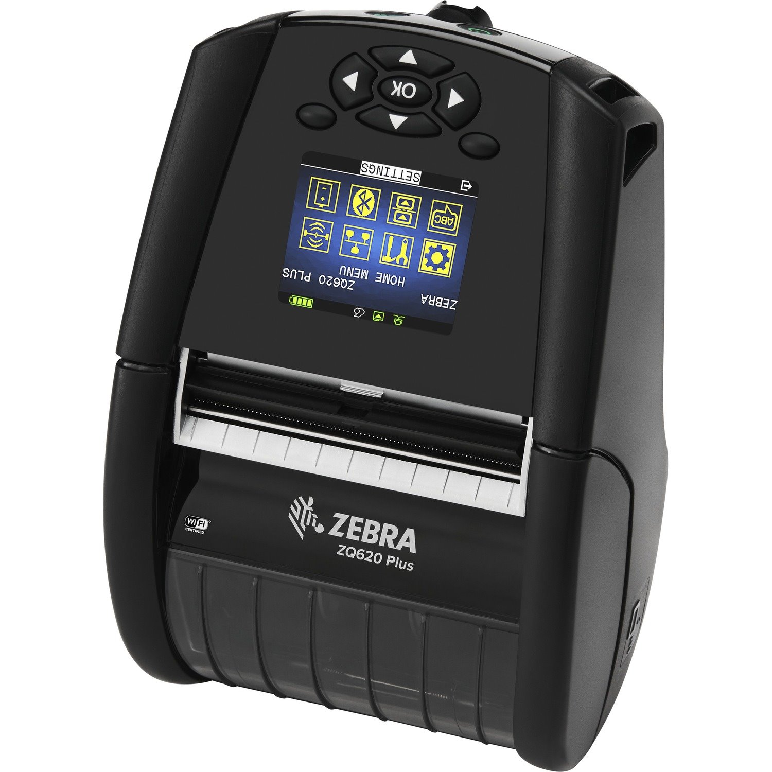 Zebra ZQ620 Plus Desktop, Industrial, Mobile Direct Thermal Printer - Monochrome - Label/Receipt Print - Bluetooth - Near Field Communication (NFC)