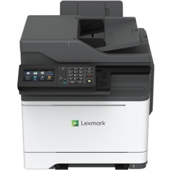 Lexmark CX622ade Laser Multifunction Printer-Color-Copier/Fax/Scanner-40 ppm Mono/Color Print-2400x600 Print-Automatic Duplex Print-100000 Pages Monthly-251 sheets Input-Color Scanner-1200 Optical Scan-Color Fax-Gigabit Ethernet