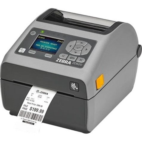 Zebra ZD620d Desktop Direct Thermal Printer - Monochrome - Label/Receipt Print - USB - Serial - Bluetooth