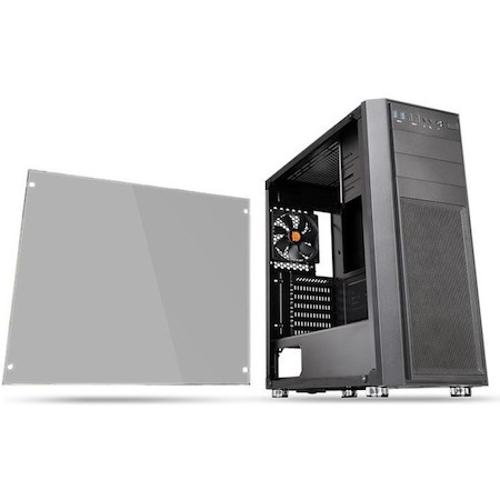 Thermaltake VERSA H26 Computer Case - Mid-tower - Tempered Glass