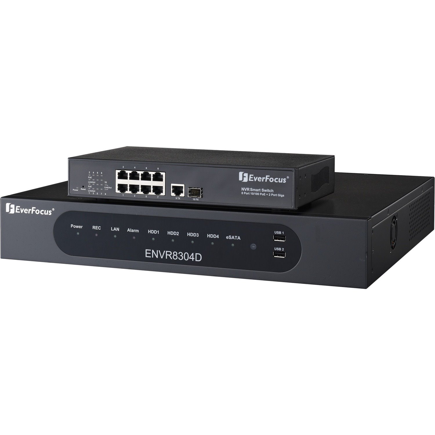 EverFocus 8 Channel Plug & Play NVR - 1 TB HDD