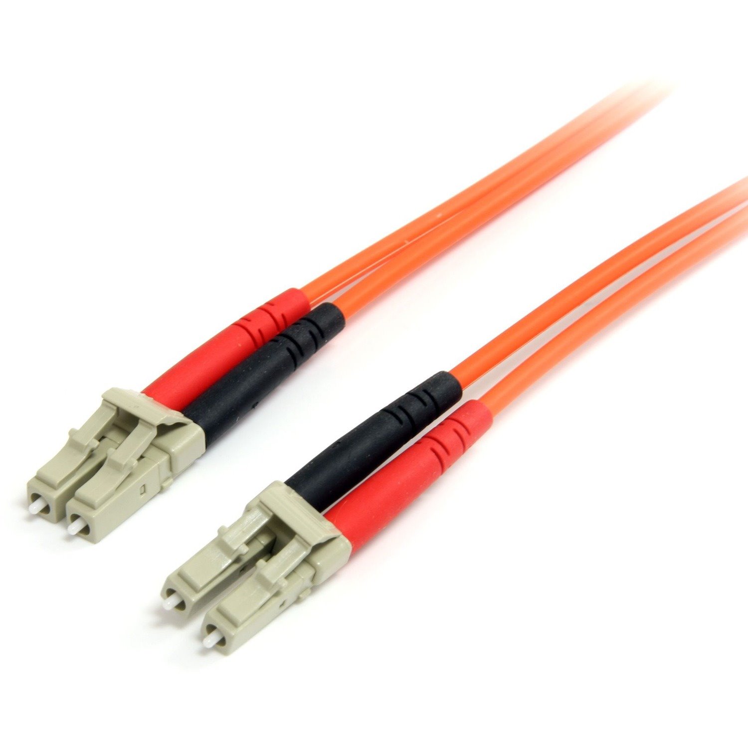 StarTech.com 2m Fiber Optic Cable - Multimode Duplex 62.5/125 LSZH Fiber Jumper Cord - LC/LC