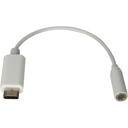 QVS USB-C Male to 3.5mm Female Audio Active Adapter
